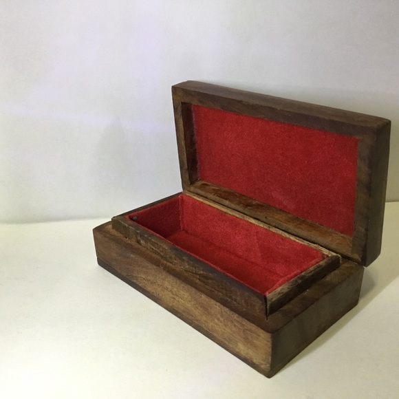 Wooden Decorative Trinket Box - Picture 3 of 10